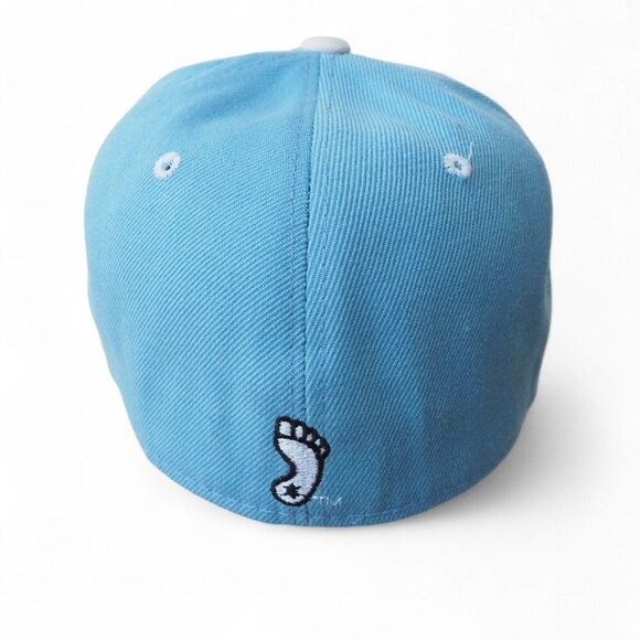 Zephyr GRAF-X DH Vintage 90s Carolina Tar Heels Carolina Blue Fitted Hat 6 7/8 - Picture 3 of 7